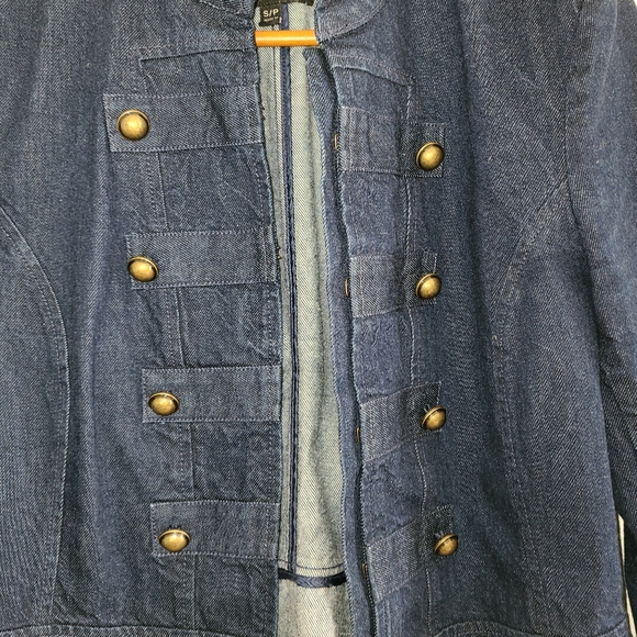 BANANA REPUBLIC - Denim military style jacket - Picture 10 of 11